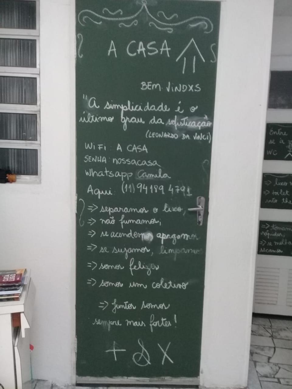 Hospedaria - A Casa Cafe Arte - Valores Acessiveis São Paulo Eksteriør bilde